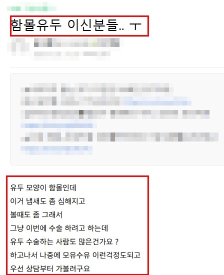 강남함몰유두수술, 유관 절단 꼭 해야 할까요? 사진 2
